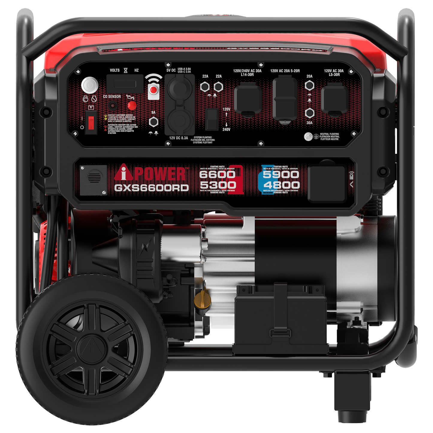 GXS6600RD Remote Dual Fuel Portable Generator