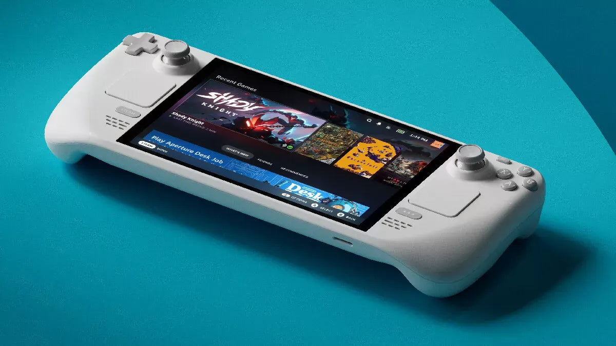 Valve Steam Deck OLED 1TB SSD Gaming Handheld 7.4-inch Touchscreen 1280×800 Resolution, Ergonomic Design 128GB MicroSD Card