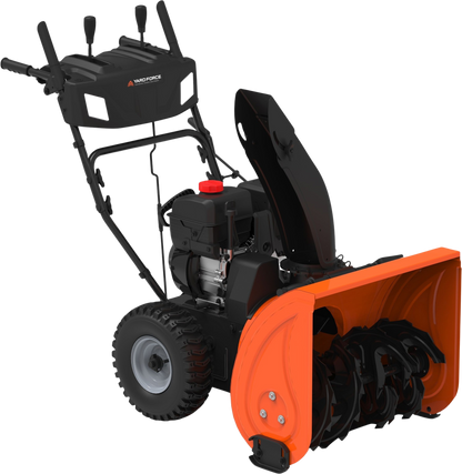 Yard Force Dual-Stage Snow Blower 24″ Gas Powered 212cc Engine New Canada Only