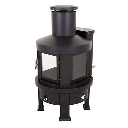 Even Embers Pellet Chiminea, 100 sq. ft., 70,000 BTU