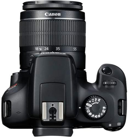 Canon EOS Rebel T100 DSLR Camera 18MP with 18-55mm Lens + Bag + 64GB Card