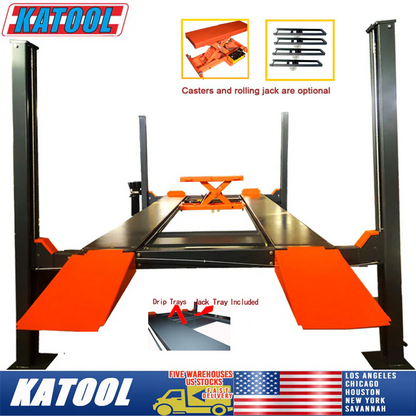 4H110 Four Post Vehicle Lift 11000lbs By KaTool