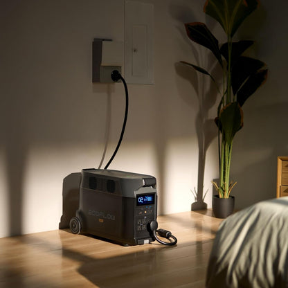 EF ECOFLOW Portable Power Station 3600Wh DELTA Pro, 120V AC Outlets x 5, 3600W, 2.7H Fast Charge, Lifepo4 Power Station