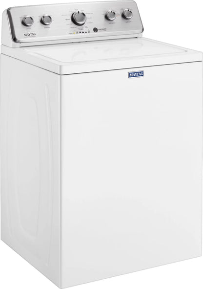 Maytag – 3.8 Cu. Ft. High Efficiency Top Load Washer with PowerWash Agitator – White