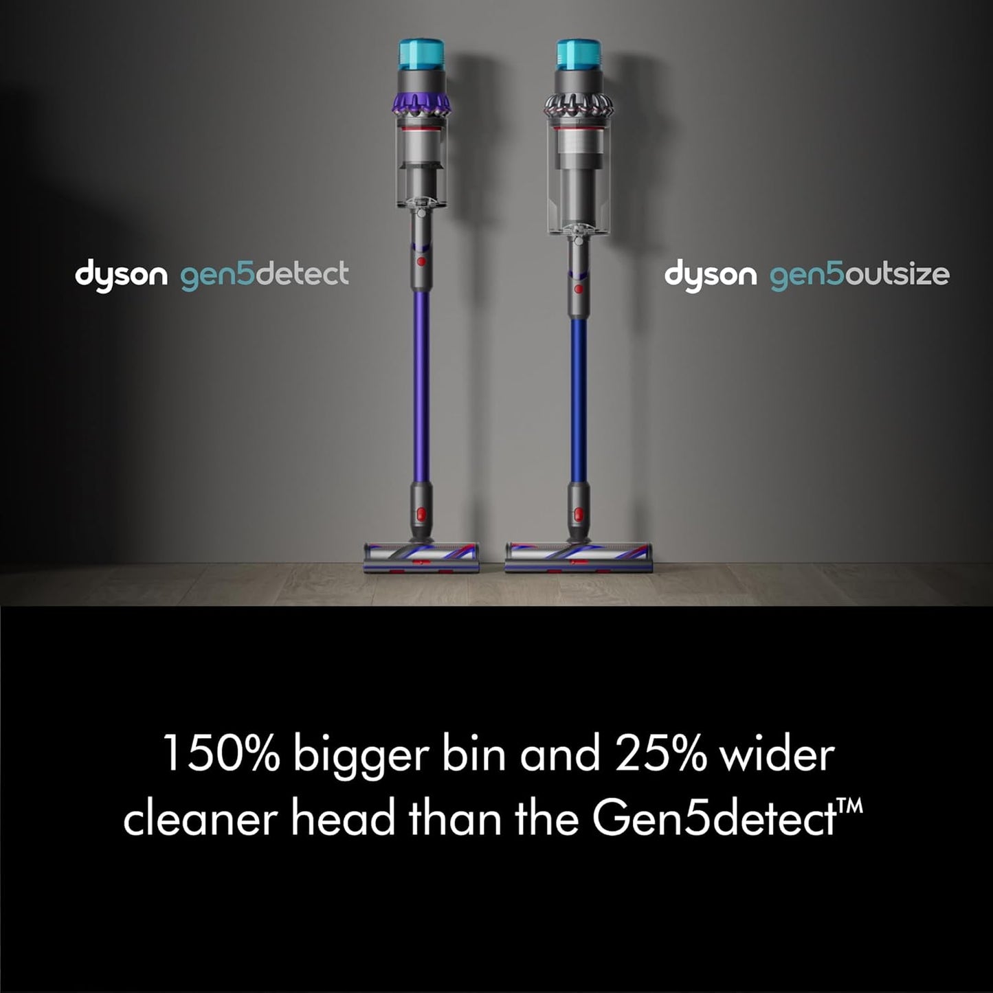 Dyson Gen5detect Cordless Vacuum, 280AW, 3 Power Modes