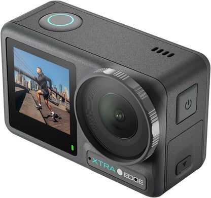 Action Camera 4K Waterproof to 52 ft with Hyper Stabilization & 3‑Hour Battery