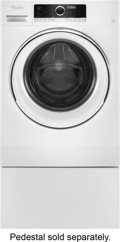 Whirlpool – 2.3 Cu. Ft. High Efficiency Stackable Front Load Washer with Detergent Dosing Aid – White