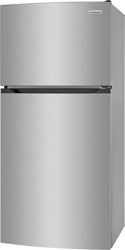 Frigidaire – 13.9 Cu. Ft. Top-Freezer Refrigerator – Brushed Steel