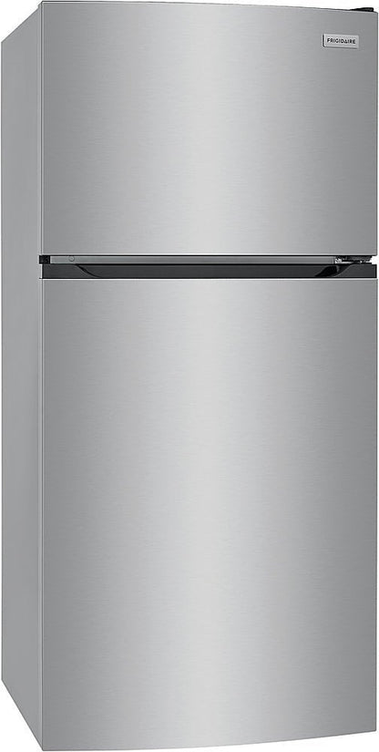 Frigidaire – 13.9 Cu. Ft. Top-Freezer Refrigerator – Brushed Steel