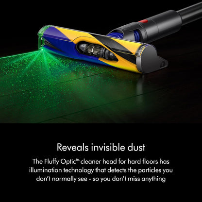 Dyson V15 Detect Plus Cordless Vacuum, Illumination Reveals dust, 240AW