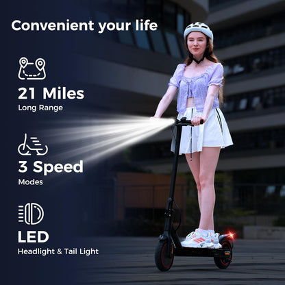 Electric Scooter for Kids & Teens, 500–1000W, 18–25 MPH, 21–28 Mile Range