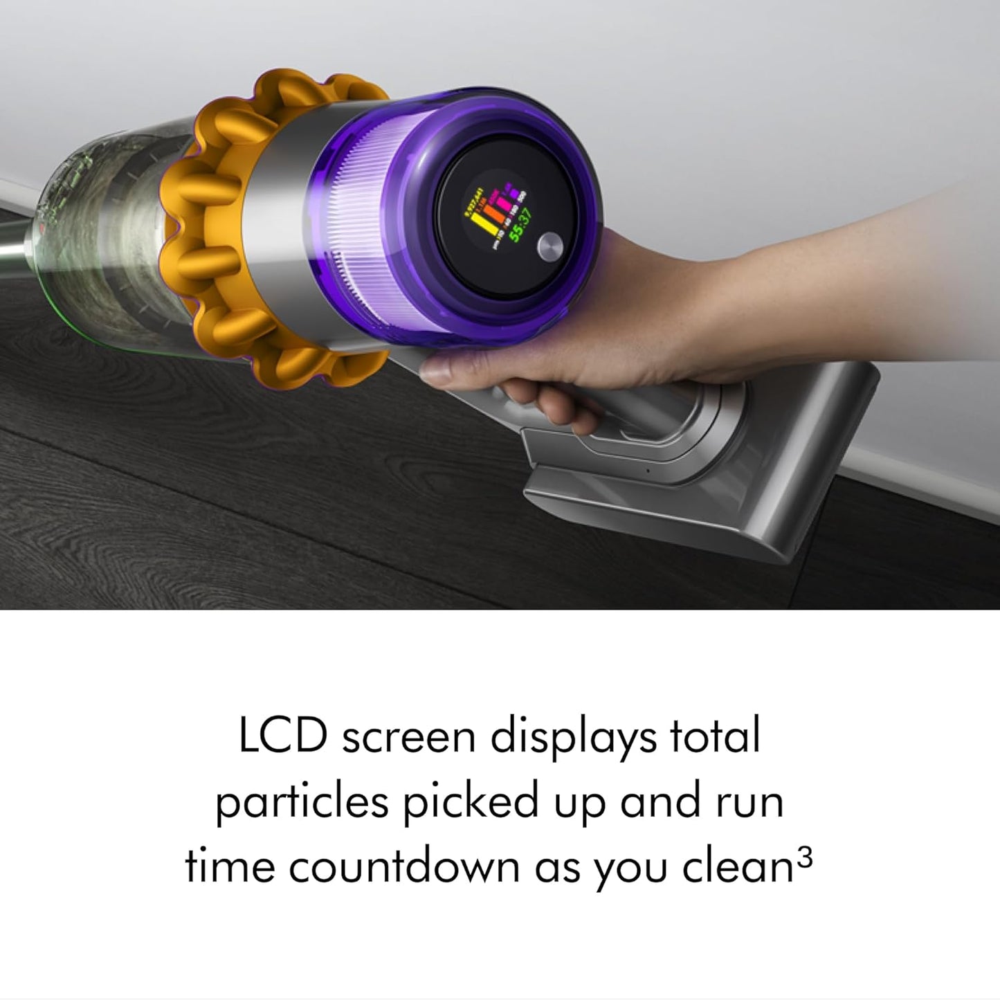 Dyson V15 Detect Plus Cordless Vacuum, Illumination Reveals dust, 240AW