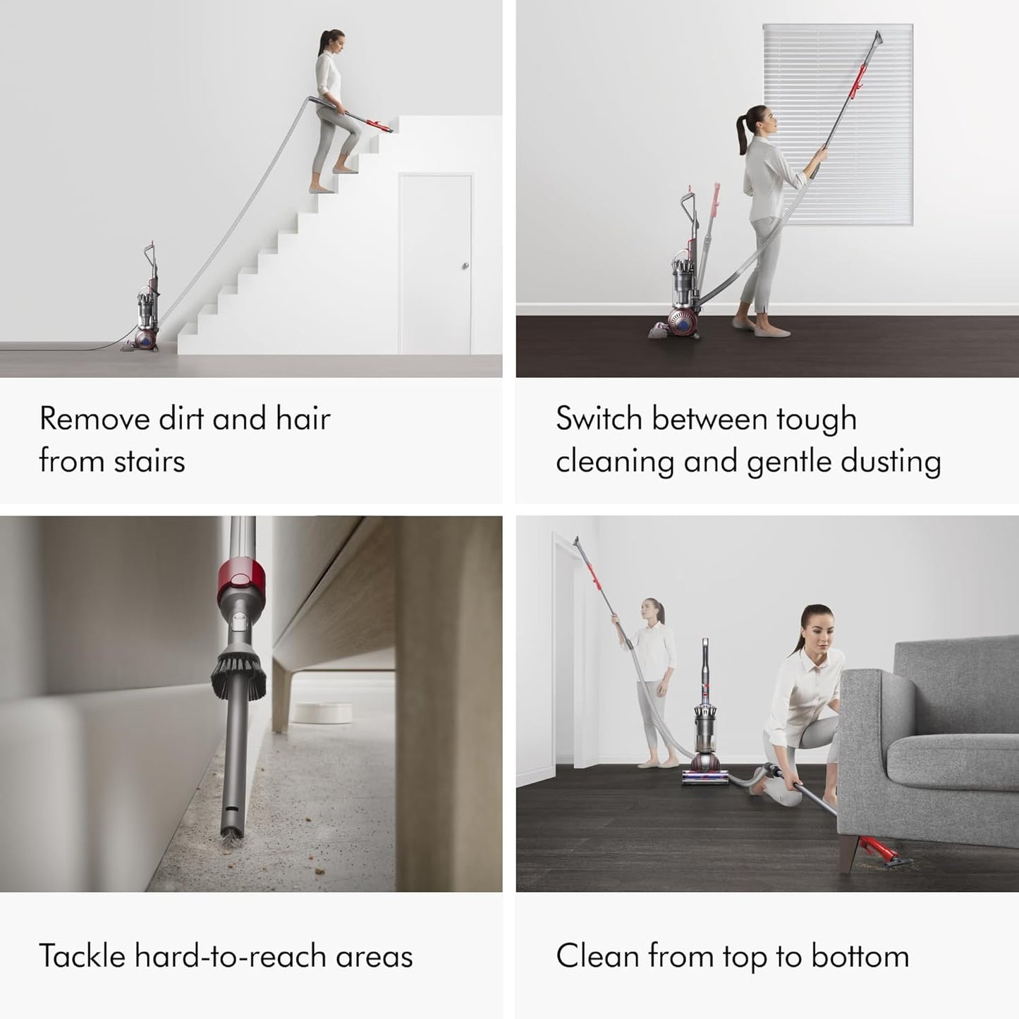 Dyson Ball Animal 3 Extra Upright Vacuum, Corded, 290AW, De-tangling Motorbar Cleaner