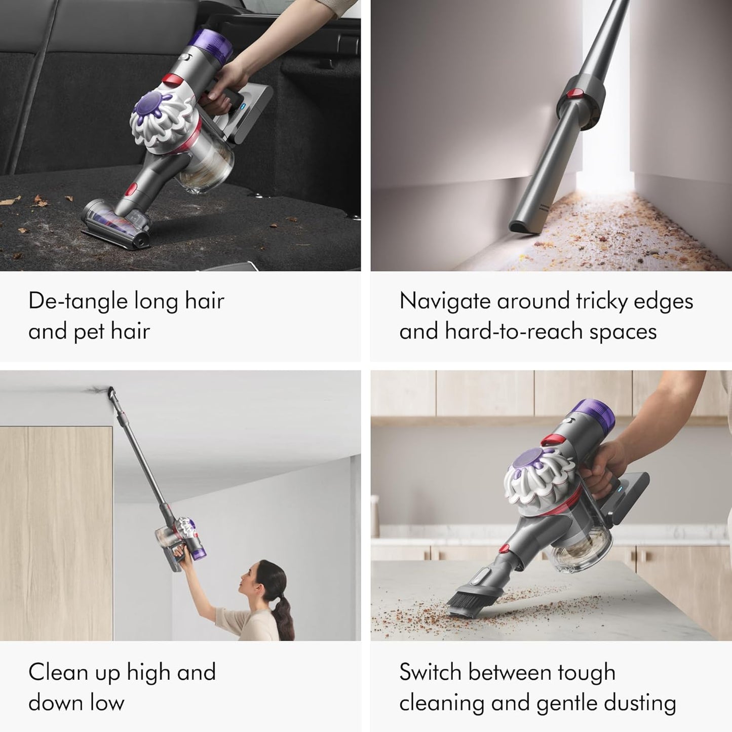 Dyson V8 Cordless Vacuum, Cleans Hard Floors and Carpets