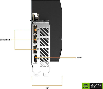 Gigabyte AORUS GeForce RTX 4070 Ti Elite 12G Graphics Card, 3X WINDFORCE Fans, 12GB 192-bit GDDR6X, GV-N407TAORUS E-12GD Video Card