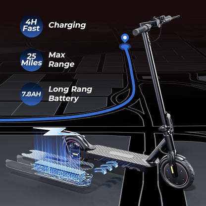 Electric Scooter for Kids & Teens, 500–1000W, 18–25 MPH, 21–28 Mile Range