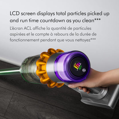Dyson V15 Detect Plus Cordless Vacuum, Illumination Reveals dust, 240AW