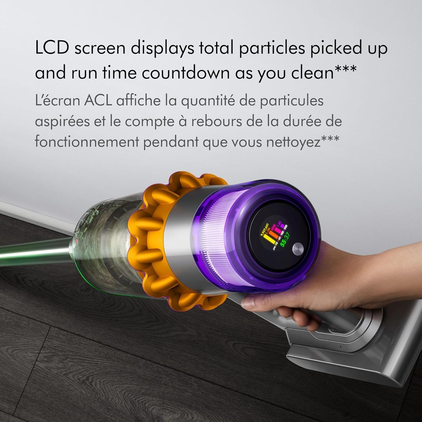 Dyson V15s Detect Submarine Wet Dry Vacuum, Yellow/Nickel