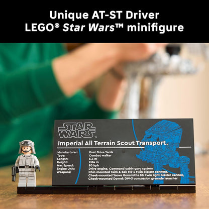 LEGO Star Wars at-ST Walker Building Set Building Blocks for Fans