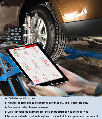 AV651 Wheel Alignment Machine Works on Two Post And Scissor Lift By Ka Tool