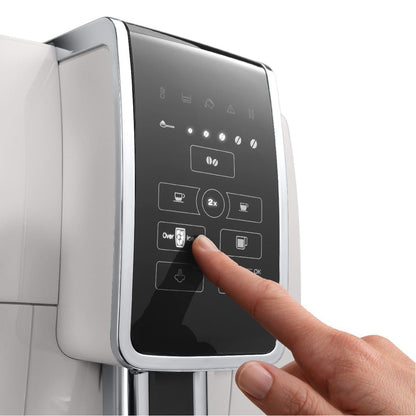 DeLonghi Dinamica Super Automatic Espresso & Coffee Machine (ECAM 35020 W / White)