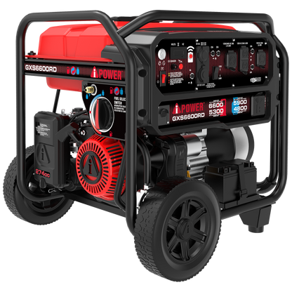 GXS6600RD Remote Dual Fuel Portable Generator