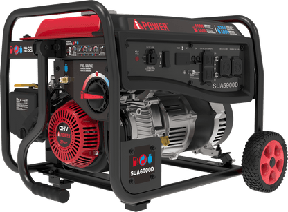 SUA6900D – 6900 Watt<br> Dual Fuel Portable Generator