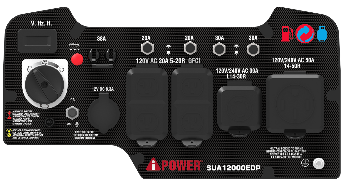 SUA12000EDP Dual Fuel Generator