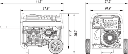 SUA12000EDP Dual Fuel Generator