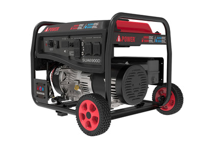 SUA6900D – 6900 Watt<br> Dual Fuel Portable Generator