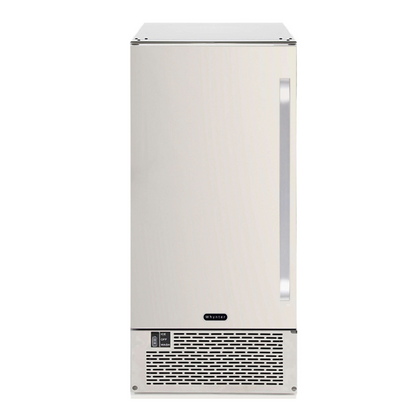 Whynter UIM 502SS 15in Built In Ice Maker 80lb Capacity Clear Ice Cube with NSF Inline Water Filter
