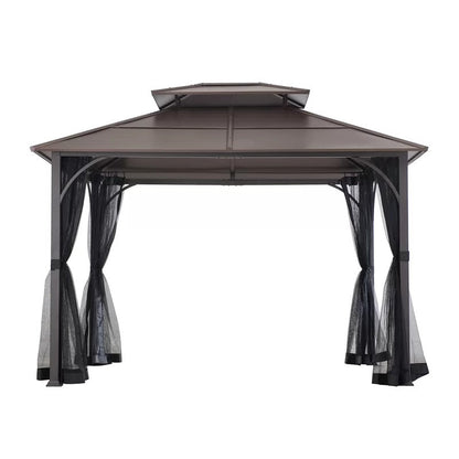 12 Ft. W x 10 Ft. D Steel Patio Gazebo