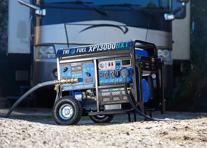 DuroMax 13000 Watt, Tri Fuel Portable Generator, w/ CO Alert