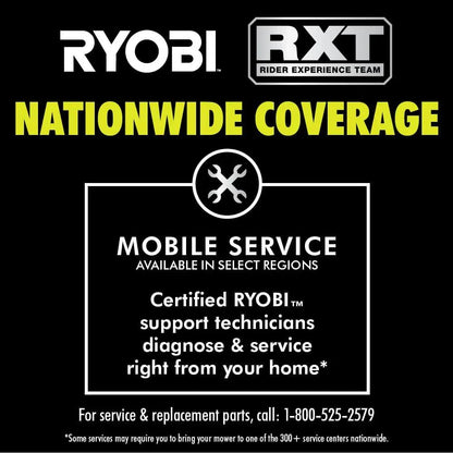 RYOBI 80V HP Brushless 42 in. Battery Electric Cordless Zero Turn Riding Mower Batteries and Charger 80V Batteries 40V