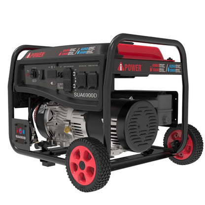 SUA6900D – 6900 Watt<br> Dual Fuel Portable Generator